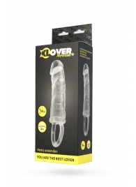 Прозрачная насадка с петлёй для фиксации - 14 см. - ToyFa - в Мытищах купить с доставкой