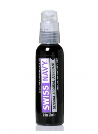 Возбуждающий гель-лубрикант на водной основе Sensual Arousal Lubricant - 59 мл. - Swiss navy - купить с доставкой в Мытищах