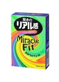 Презервативы Sagami Xtreme Miracle Fit - 5 шт. - Sagami - купить с доставкой в Мытищах