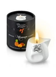 Массажная свеча с ароматом манго и ананаса Bougie de Massage Ananas Mangue - 80 мл. - Plaisir Secret - купить с доставкой в Мытищах