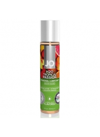 Смазка с ароматом тропических фруктов JO Flavored Tropical Passion - 30 мл. - System JO - купить с доставкой в Мытищах