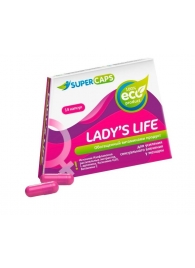 Возбуждающие капсулы Ladys Life - 14 капсул (0,35 гр.) - SuperCaps - купить с доставкой в Мытищах
