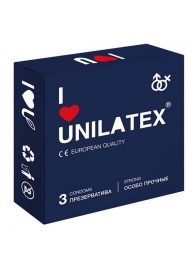 Ультрапрочные презервативы Unilatex Extra Strong - 3 шт. - Unilatex - купить с доставкой в Мытищах