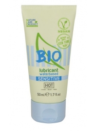 Органический лубрикант для чувствительной кожи Bio Sensitive - 50 мл. - HOT - купить с доставкой в Мытищах