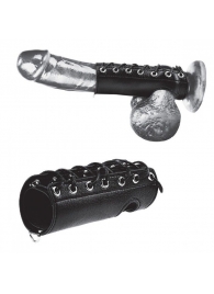 Сбруя на член на шнуровке 5  Cock Sheath - BlueLine - купить с доставкой в Мытищах