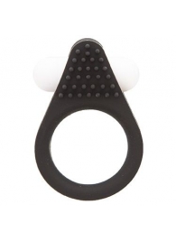 Чёрное эрекционное кольцо LIT-UP SILICONE STIMU RING 1 BLACK - Dream Toys - в Мытищах купить с доставкой