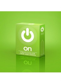 Цветные ароматизированные презервативы ON) Fruit   Color - 3 шт. - ON) - купить с доставкой в Мытищах