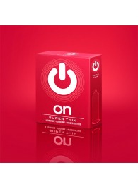 Супертонкие презервативы ON) Super Thin - 3 шт. - ON) - купить с доставкой в Мытищах