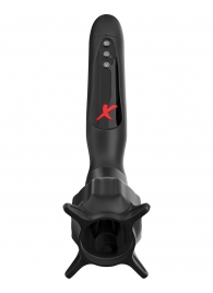 Чёрный вибростимулятор для головки члена с эффектом всасывания Vibrating Roto-Sucker - Pipedream - в Мытищах купить с доставкой