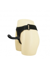 Страпон с изогнутой головкой Ultra Harness Curvy Dildo - 15,8 см. - Baile - купить с доставкой в Мытищах