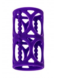 Фиолетовая насадка-сетка на член - A-toys - в Мытищах купить с доставкой