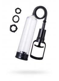 Вакуумная помпа A-toys с уплотнителем и эрекционными кольцами - A-toys - в Мытищах купить с доставкой