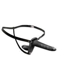 Женский страпон с вагинальной пробкой Double Penetrix Strap-on - 15 см. - Pipedream - купить с доставкой в Мытищах