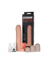 Насадка-удлинитель Extension sleeve с подхватом мошонки - 19 см. - Sitabella - в Мытищах купить с доставкой