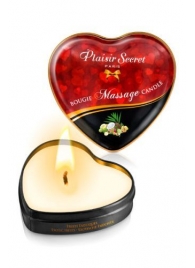 Массажная свеча с ароматом экзотических фруктов Bougie Massage Candle - 35 мл. - Plaisir Secret - купить с доставкой в Мытищах