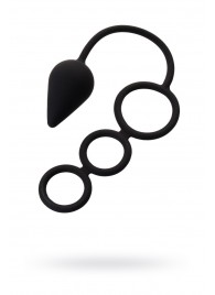 Тройное эрекционное кольцо с анальным хвостом Drop M-size - Erotist Adult Toys - в Мытищах купить с доставкой