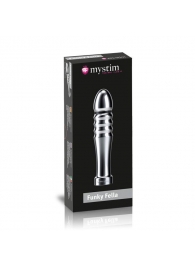 Ребристый фаллоимитатор для электростимуляции Funky Fella Rill Dildo - 13 см. - MyStim - купить с доставкой в Мытищах