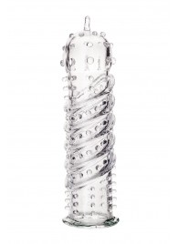 Прозрачная насадка на пенис TOYFA A-Toys - 15,5 см. - A-toys - в Мытищах купить с доставкой