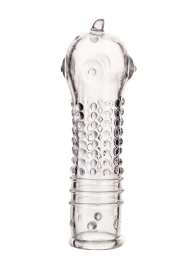 Прозрачная закрытая насадка на пенис TOYFA A-Toys - 14,7 см. - A-toys - в Мытищах купить с доставкой