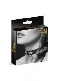 Узенький ошейник из полиуретана с кольцом - Bijoux Pour Toi - купить с доставкой в Мытищах