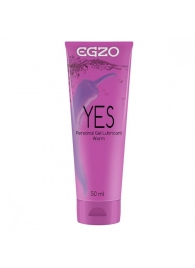 Согревающий лубрикант на водной основе Egzo Yes - 50 мл. - EGZO - купить с доставкой в Мытищах