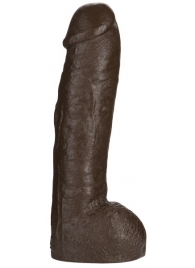 Большая насадка для трусиков Vac-U-Lock Realistic Hung - 31,7 см. - Doc Johnson - купить с доставкой в Мытищах