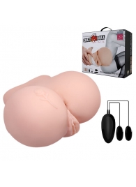 Вагина и анус с вибрацией CrazyBull Vagina and Ass - Baile - в Мытищах купить с доставкой