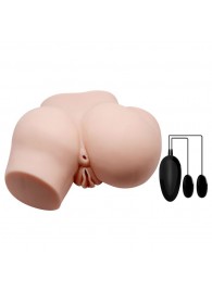 Телесный полуторс с двумя любовными тоннелями и вибрацией - Baile - в Мытищах купить с доставкой