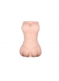 Мастурбатор-вагина с эффектом смазки в виде женской фигурки - Baile - в Мытищах купить с доставкой