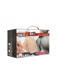 Вагина и попка с вибрацией CRAZY BULL - Baile - в Мытищах купить с доставкой