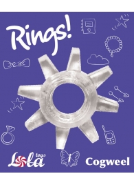 Прозрачное эрекционное кольцо Rings Cogweel - Lola Games - в Мытищах купить с доставкой