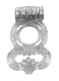 Прозрачное эрекционное кольцо Rings Treadle с подхватом - Lola Games - в Мытищах купить с доставкой