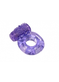 Фиолетовое эрекционное кольцо с вибрацией Rings Axle-pin - Lola Games - в Мытищах купить с доставкой