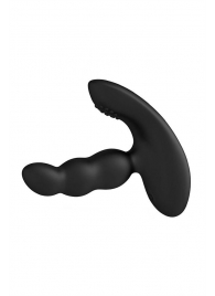 Черный силиконовый стимулятор простаты Levett Nitoc с пультом ДУ - Levett - в Мытищах купить с доставкой