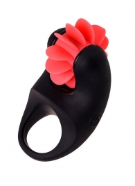 Чёрно-красное эрекционное виброкольцо Erotist - Erotist Adult Toys - в Мытищах купить с доставкой