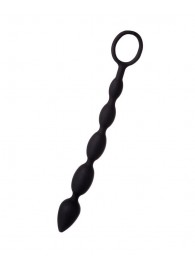 Черная анальная цепочка A-toys - 27,6 см. - A-toys