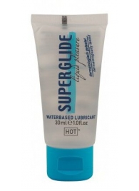 Гель-смазка на водной основе для чувствительной кожи Superglide - 30 мл. - HOT - купить с доставкой в Мытищах