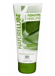 Смазка на водной основе с алоэ вера Nature Lube - 30 мл. - HOT - купить с доставкой в Мытищах