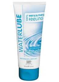 Лубрикант на основе чистой родниковой воды WaterLube - 100 мл. - HOT - купить с доставкой в Мытищах
