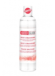 Лубрикант на водной основе с ароматом клубники SWEET STRAWBERRY - 300 мл. - Waterglide - купить с доставкой в Мытищах