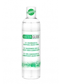 Гель-смазка 2-в-1 MASSAGE   LUBRICANT ALOE VERA - 300 мл. - Waterglide - купить с доставкой в Мытищах