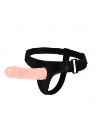 Телесный фаллоимитатор на трусиках Jessica Strap-On - 15,5 см. - Baile - купить с доставкой в Мытищах