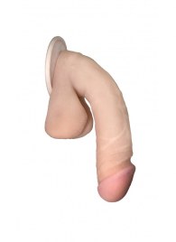 Сувенирный фаллос на присоске 03 - 17 см. - LOVETOY (А-Полимер) - купить с доставкой в Мытищах