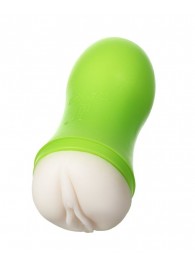 Мастурбатор-вагина A-Toys в зеленой колбе - A-toys - в Мытищах купить с доставкой