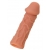Телесная реалистичная насадка KOKOS Extreme Sleeve 05 с дополнительной стимуляцией - 12,7 см. - KOKOS - в Мытищах купить с доставкой