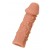 Телесная реалистичная насадка KOKOS Extreme Sleeve 06 с дополнительной стимуляцией - 12,7 см. - KOKOS - в Мытищах купить с доставкой