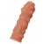 Телесная реалистичная насадка KOKOS Extreme Sleeve 11 с дополнительной стимуляцией - 12,7 см. - KOKOS - в Мытищах купить с доставкой