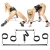 Комплект наручников и наножников с распорками Spread  em Bar and Cuff Set - Pipedream - купить с доставкой в Мытищах