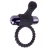 Черное эрекционное виброкольцо Vibrating Silicone Super Ring - Pipedream - в Мытищах купить с доставкой