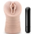 Телесный мастурбатор-вагина с вибропулей Ashley - Blush Novelties - в Мытищах купить с доставкой